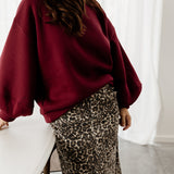 Leopard skirt