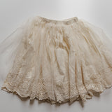 Lace Tutu Skirt cream