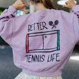 Better Tennis Sweatshirt Purple