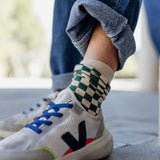 Checker Board Socks black