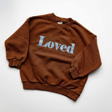 Loved Sweatshirt brown